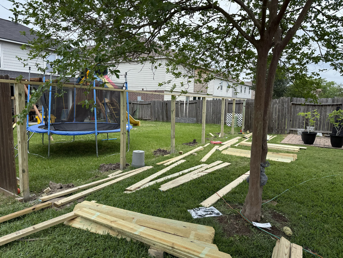 Sturdy perimeter fencing on a rural property